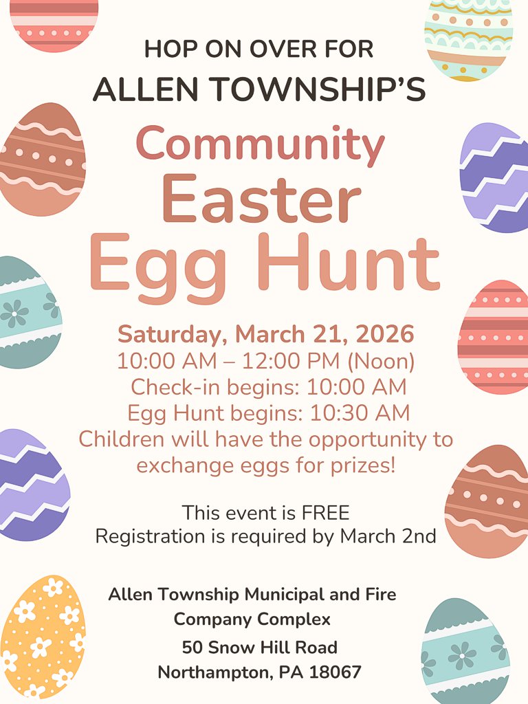 Allen Township Easter Egg Hunt